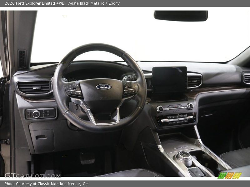 Agate Black Metallic / Ebony 2020 Ford Explorer Limited 4WD
