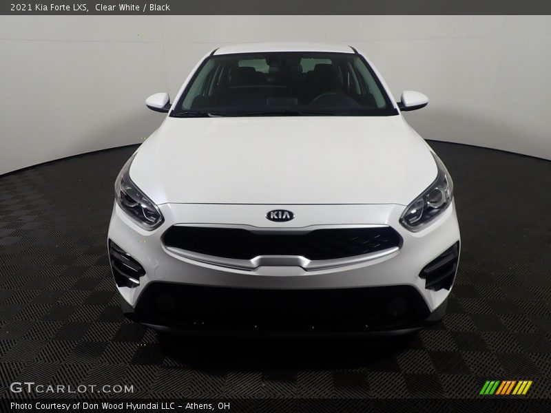 Clear White / Black 2021 Kia Forte LXS