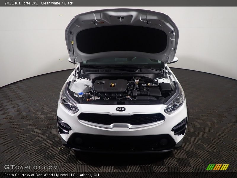 Clear White / Black 2021 Kia Forte LXS