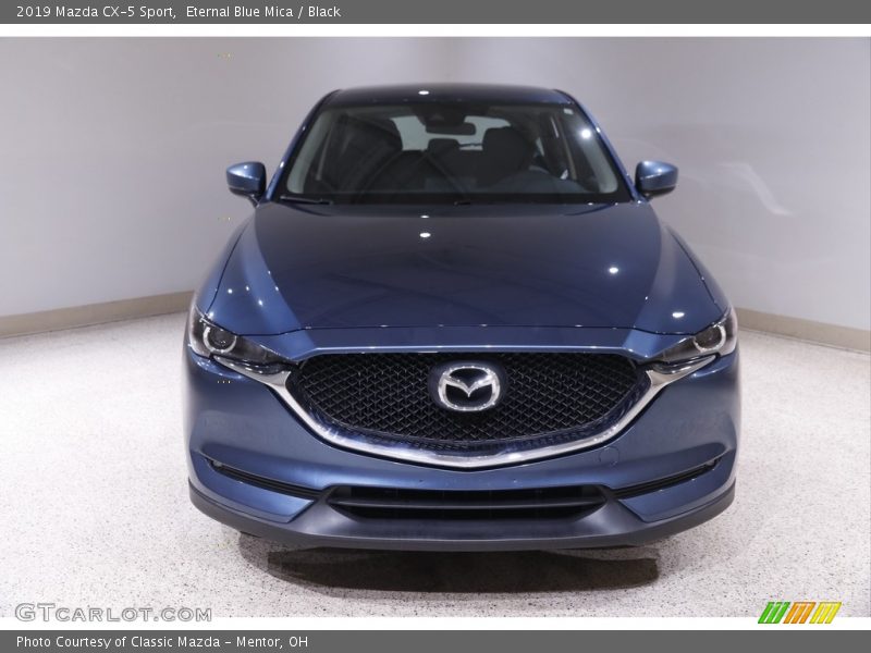 Eternal Blue Mica / Black 2019 Mazda CX-5 Sport