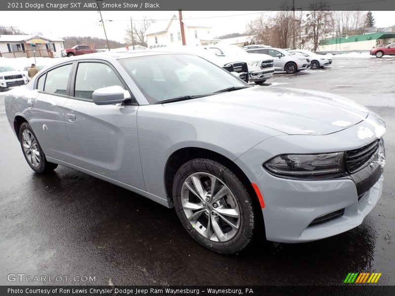 Smoke Show / Black 2021 Dodge Charger SXT AWD