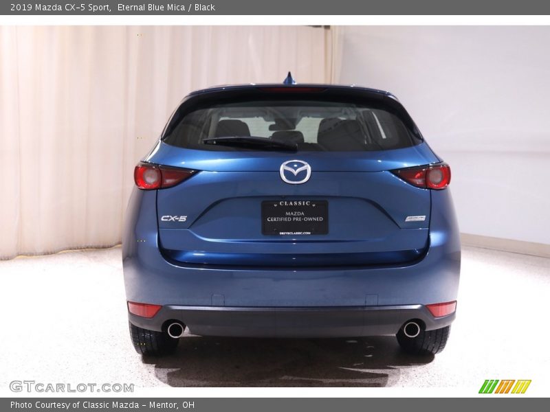 Eternal Blue Mica / Black 2019 Mazda CX-5 Sport