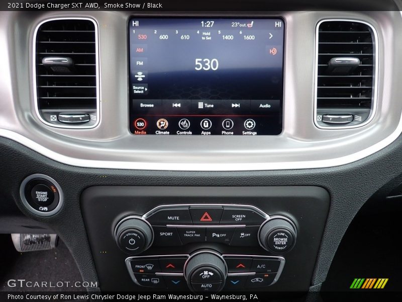 Smoke Show / Black 2021 Dodge Charger SXT AWD