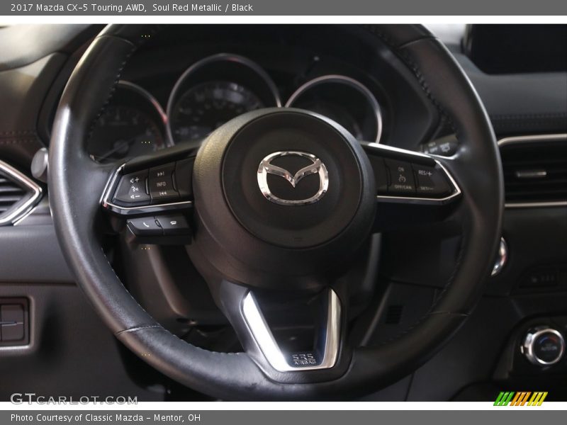 Soul Red Metallic / Black 2017 Mazda CX-5 Touring AWD