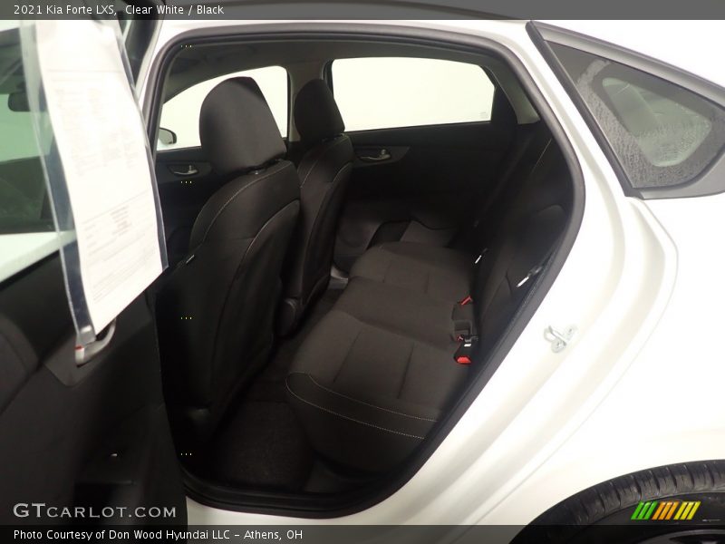 Clear White / Black 2021 Kia Forte LXS