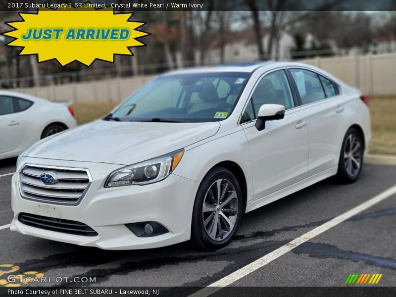 Crystal White Pearl / Warm Ivory 2017 Subaru Legacy 3.6R Limited