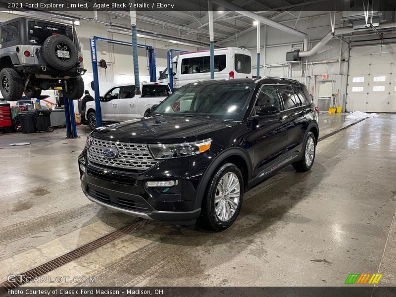 Agate Black Metallic / Ebony 2021 Ford Explorer Limited