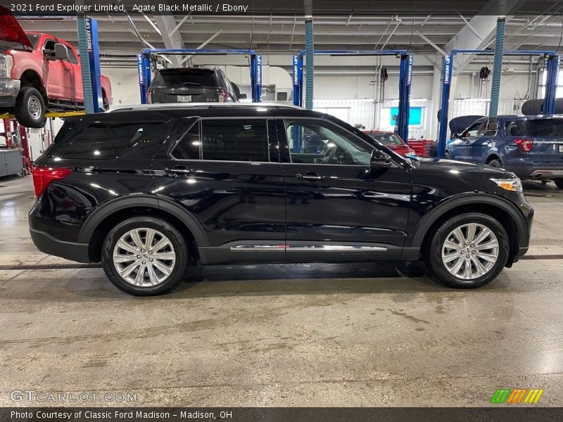 Agate Black Metallic / Ebony 2021 Ford Explorer Limited