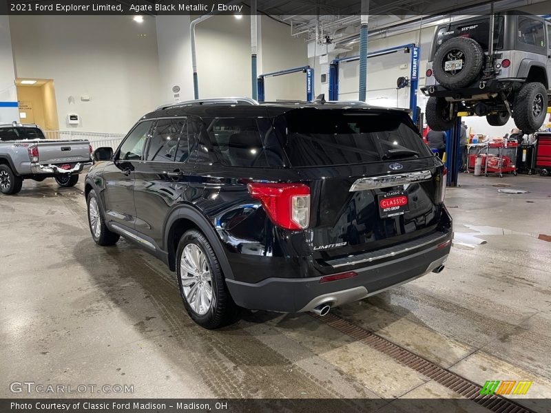 Agate Black Metallic / Ebony 2021 Ford Explorer Limited