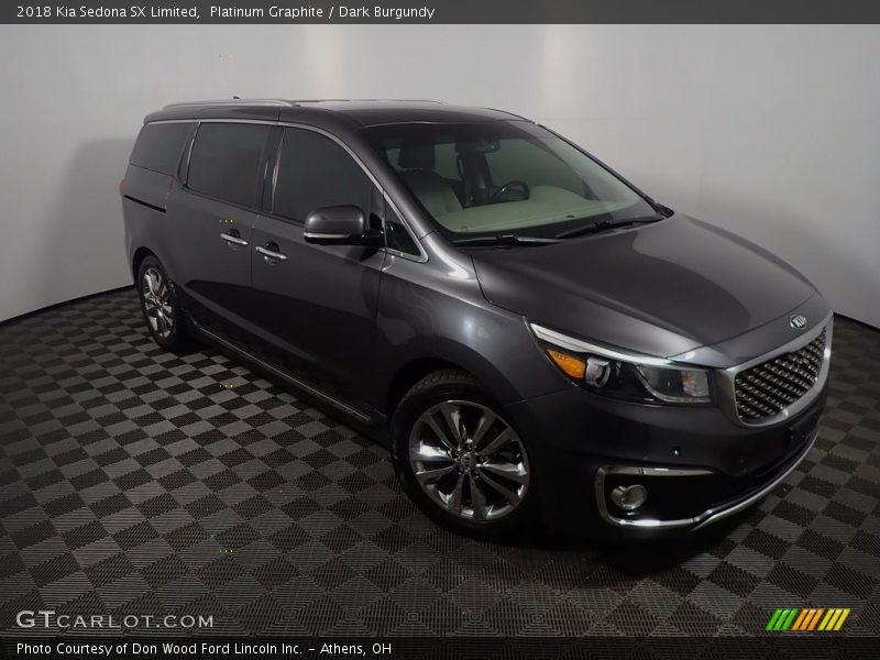 Platinum Graphite / Dark Burgundy 2018 Kia Sedona SX Limited