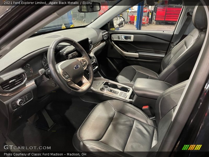 Agate Black Metallic / Ebony 2021 Ford Explorer Limited