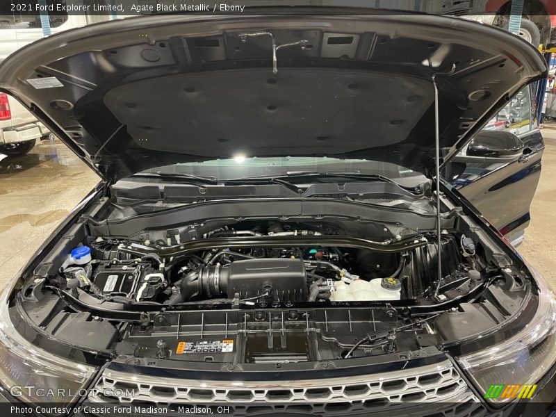 Agate Black Metallic / Ebony 2021 Ford Explorer Limited