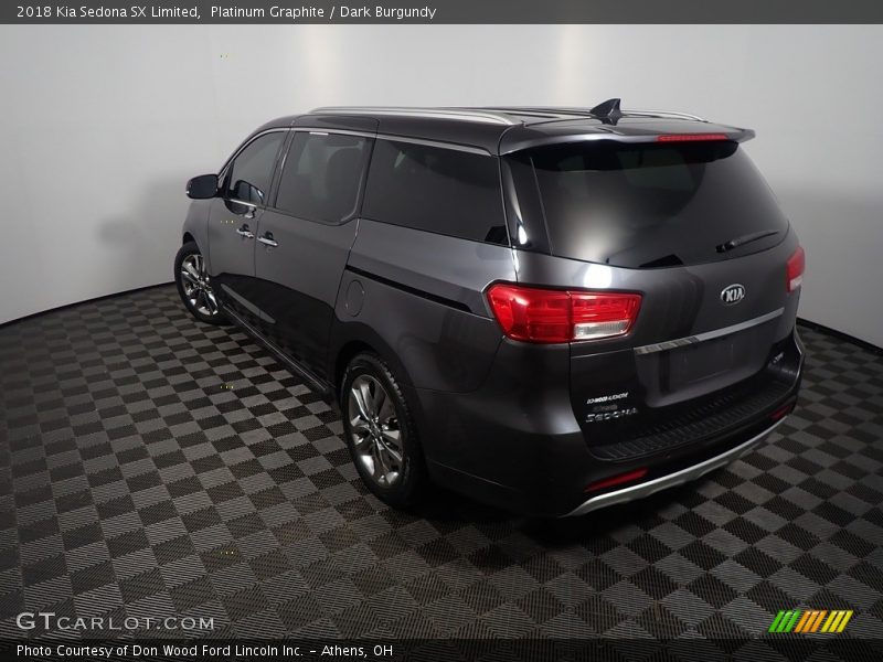 Platinum Graphite / Dark Burgundy 2018 Kia Sedona SX Limited