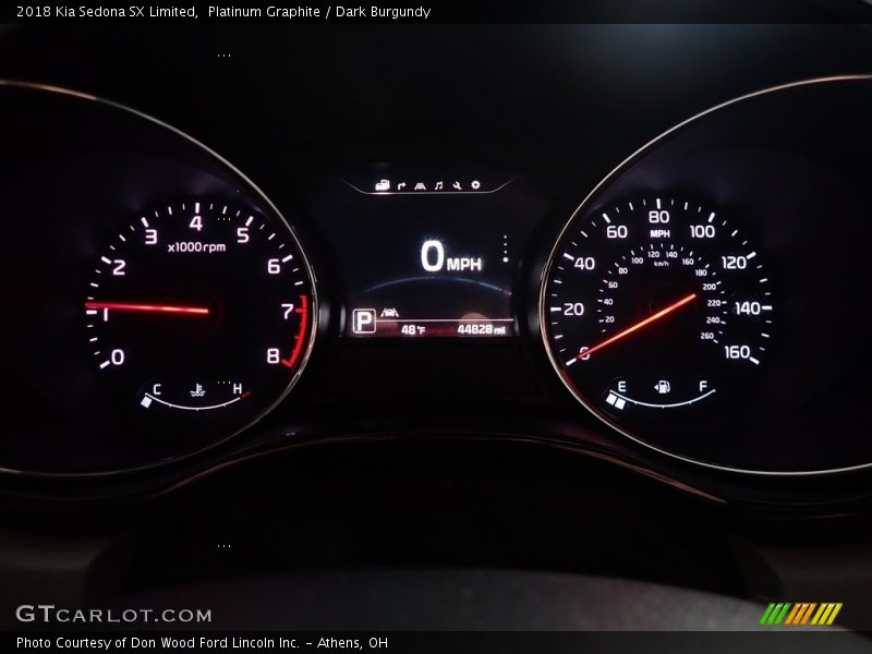  2018 Sedona SX Limited SX Limited Gauges
