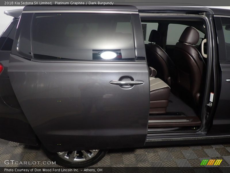 Platinum Graphite / Dark Burgundy 2018 Kia Sedona SX Limited