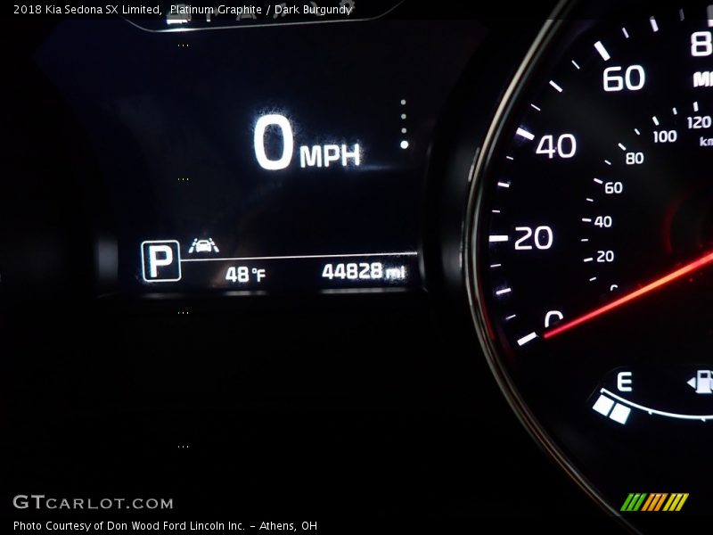 Platinum Graphite / Dark Burgundy 2018 Kia Sedona SX Limited