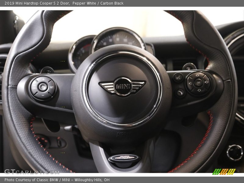 Pepper White / Carbon Black 2019 Mini Hardtop Cooper S 2 Door