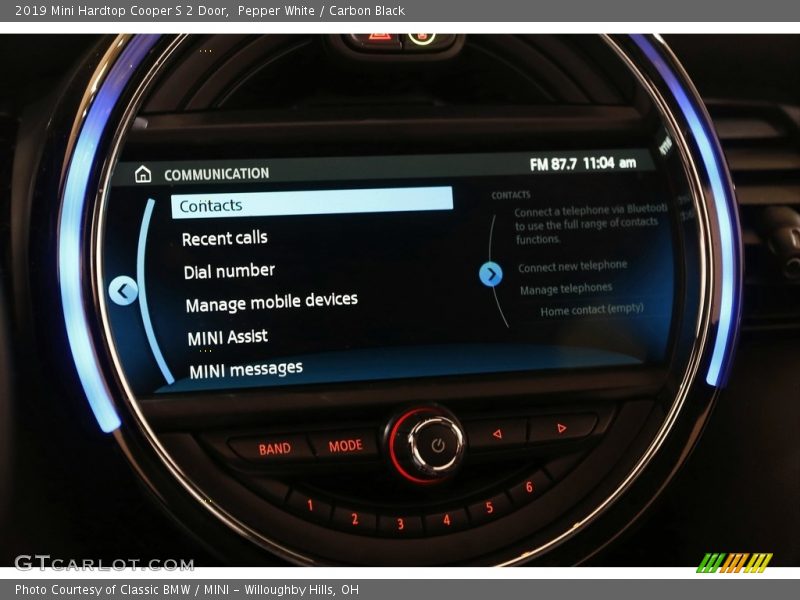 Pepper White / Carbon Black 2019 Mini Hardtop Cooper S 2 Door