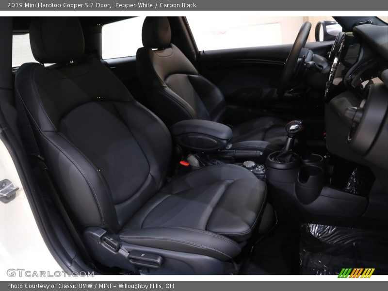 Pepper White / Carbon Black 2019 Mini Hardtop Cooper S 2 Door