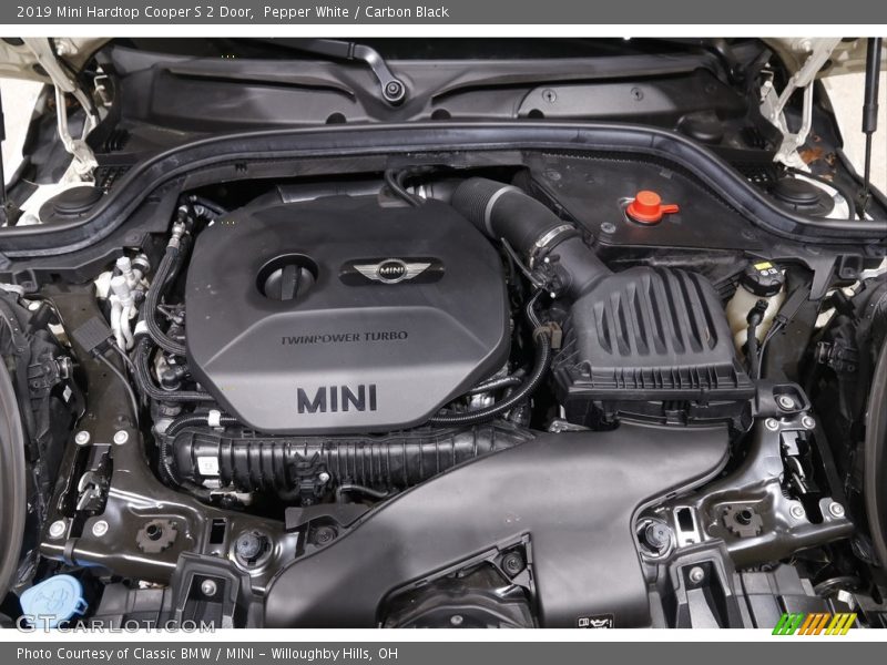 Pepper White / Carbon Black 2019 Mini Hardtop Cooper S 2 Door