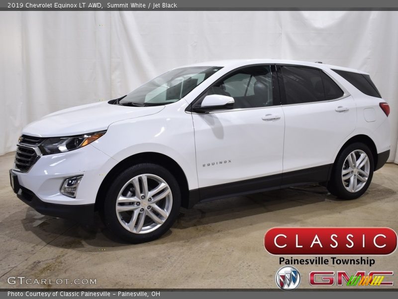 Summit White / Jet Black 2019 Chevrolet Equinox LT AWD