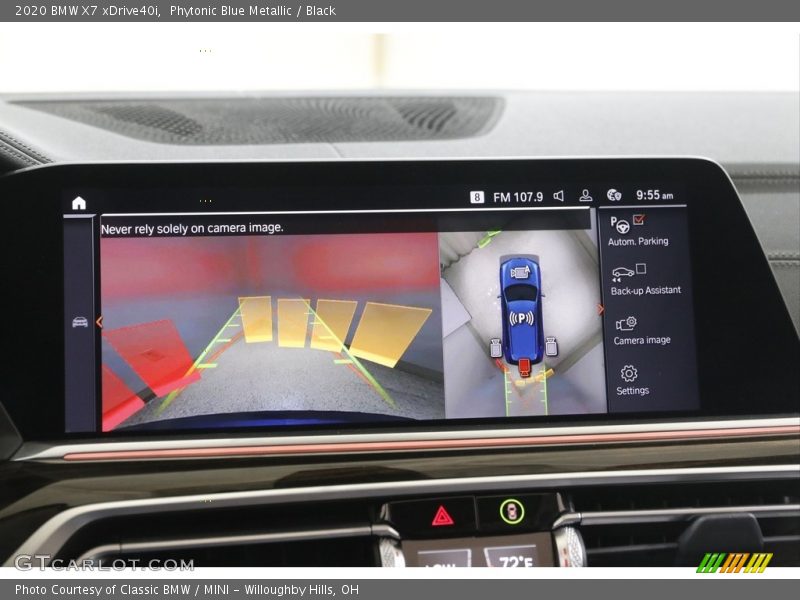 Phytonic Blue Metallic / Black 2020 BMW X7 xDrive40i