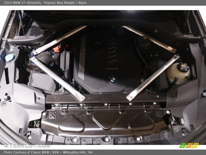 Phytonic Blue Metallic / Black 2020 BMW X7 xDrive40i