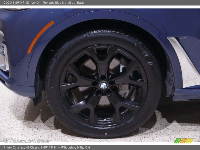 Phytonic Blue Metallic / Black 2020 BMW X7 xDrive40i