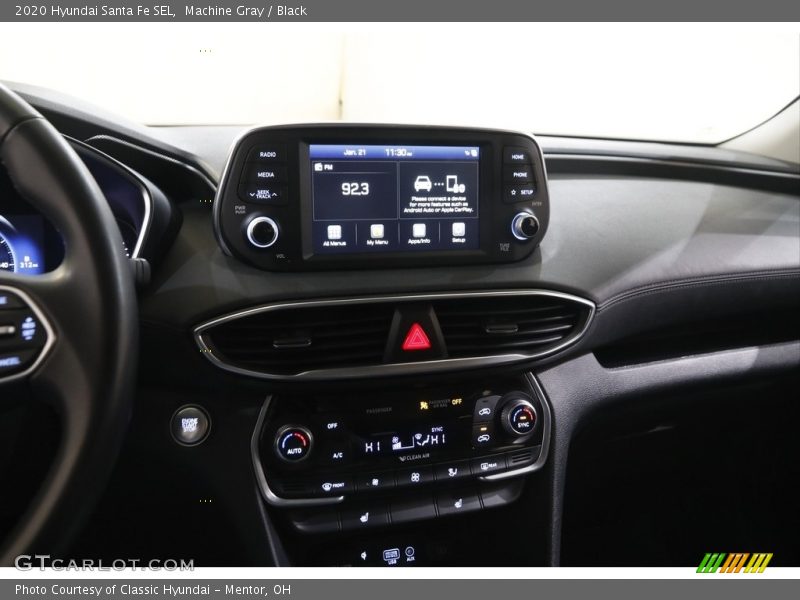 Machine Gray / Black 2020 Hyundai Santa Fe SEL