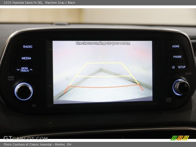Machine Gray / Black 2020 Hyundai Santa Fe SEL