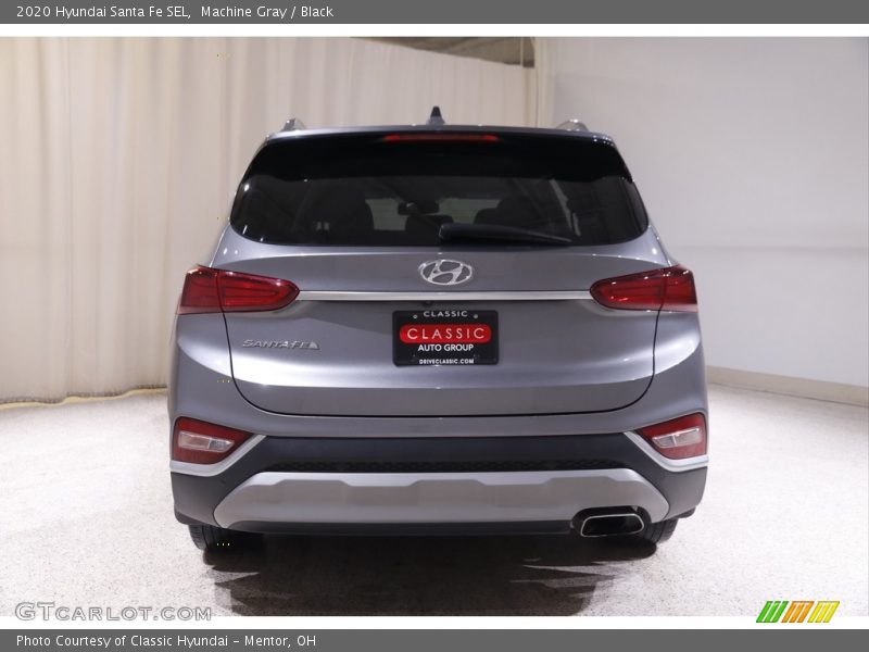 Machine Gray / Black 2020 Hyundai Santa Fe SEL