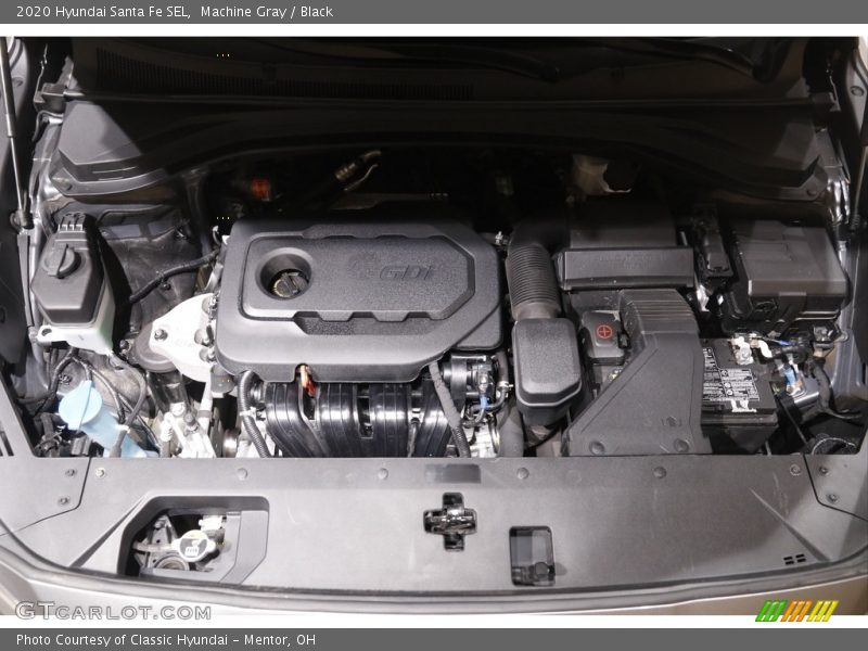 Machine Gray / Black 2020 Hyundai Santa Fe SEL