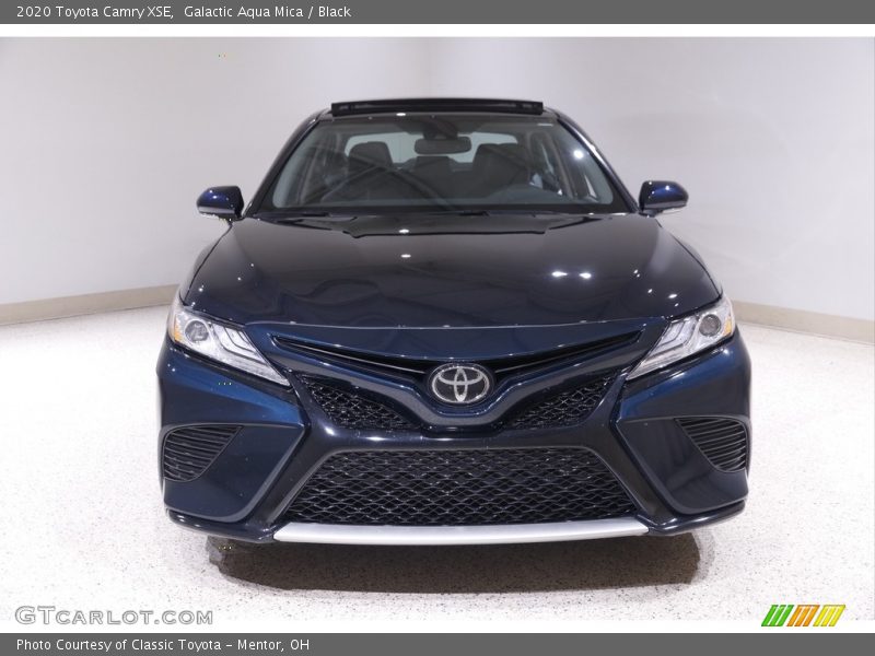 Galactic Aqua Mica / Black 2020 Toyota Camry XSE