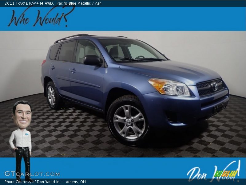 Pacific Blue Metallic / Ash 2011 Toyota RAV4 I4 4WD