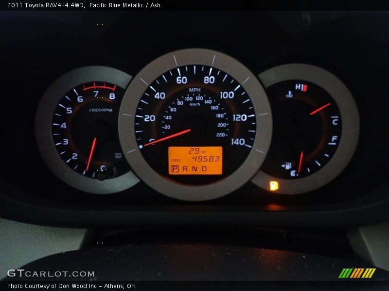 Pacific Blue Metallic / Ash 2011 Toyota RAV4 I4 4WD