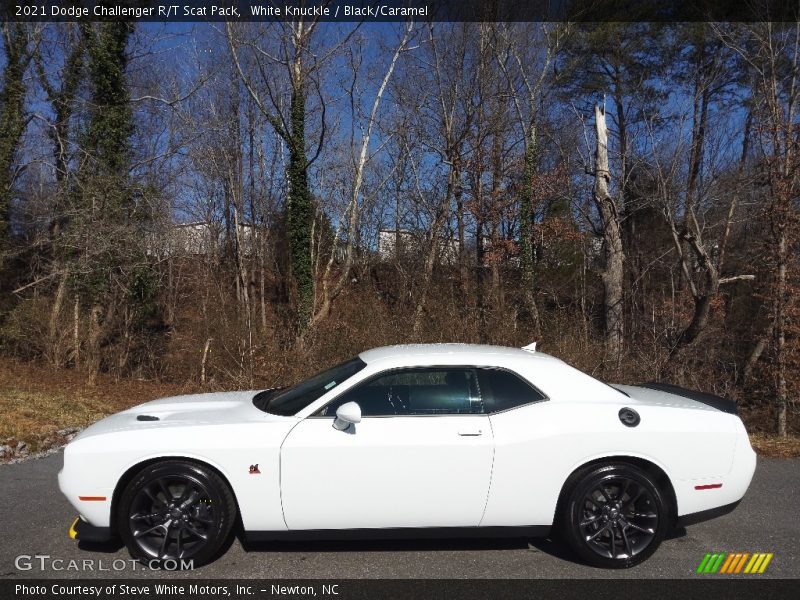 White Knuckle / Black/Caramel 2021 Dodge Challenger R/T Scat Pack