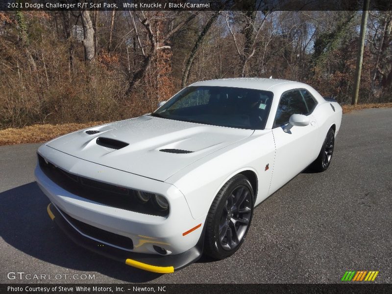 White Knuckle / Black/Caramel 2021 Dodge Challenger R/T Scat Pack