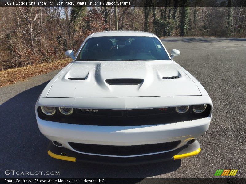 White Knuckle / Black/Caramel 2021 Dodge Challenger R/T Scat Pack