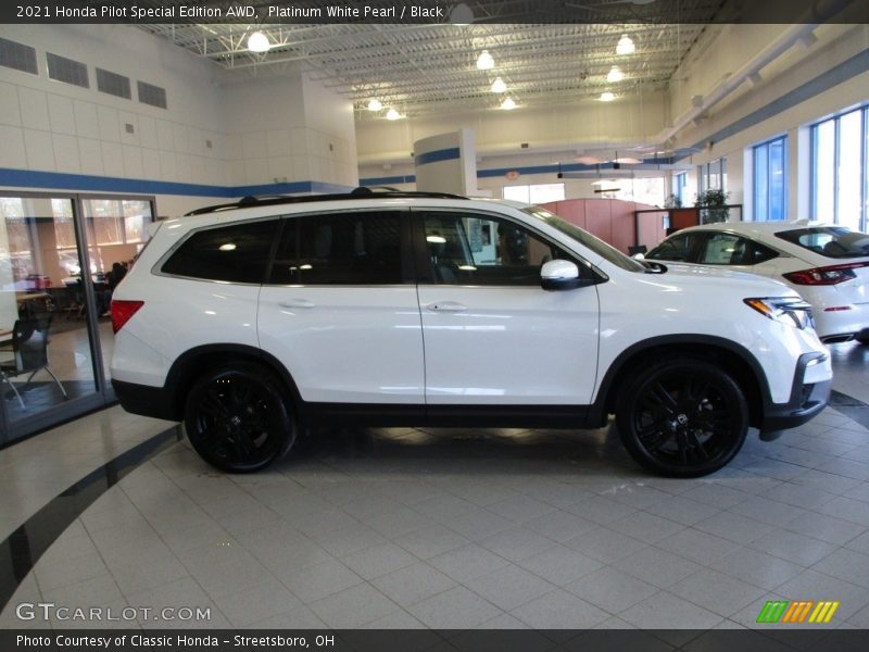 Platinum White Pearl / Black 2021 Honda Pilot Special Edition AWD