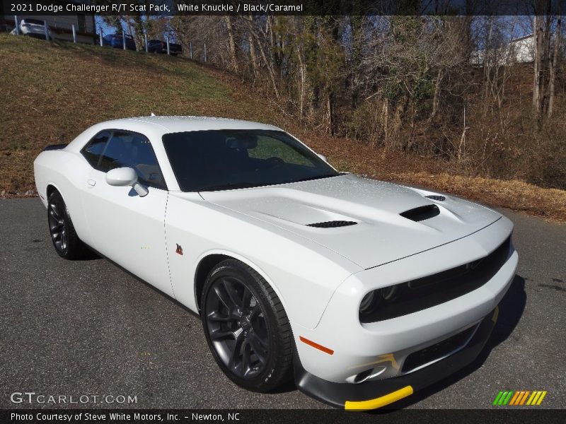White Knuckle / Black/Caramel 2021 Dodge Challenger R/T Scat Pack