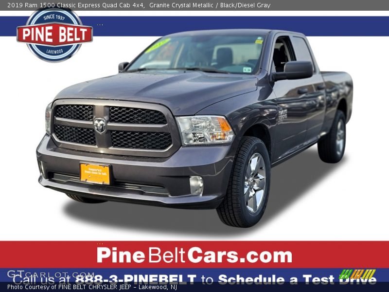 Granite Crystal Metallic / Black/Diesel Gray 2019 Ram 1500 Classic Express Quad Cab 4x4