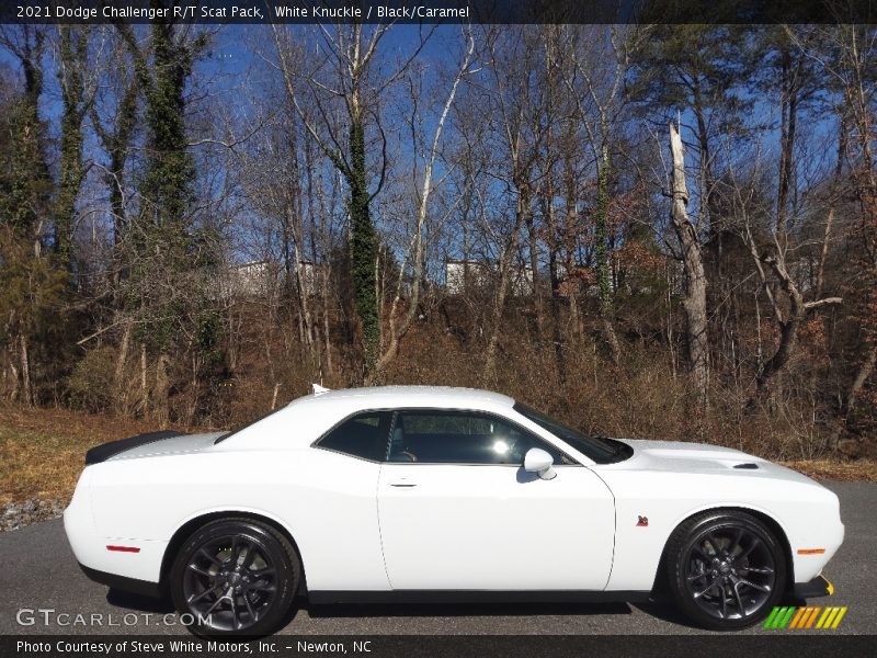 White Knuckle / Black/Caramel 2021 Dodge Challenger R/T Scat Pack