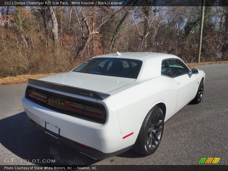 White Knuckle / Black/Caramel 2021 Dodge Challenger R/T Scat Pack