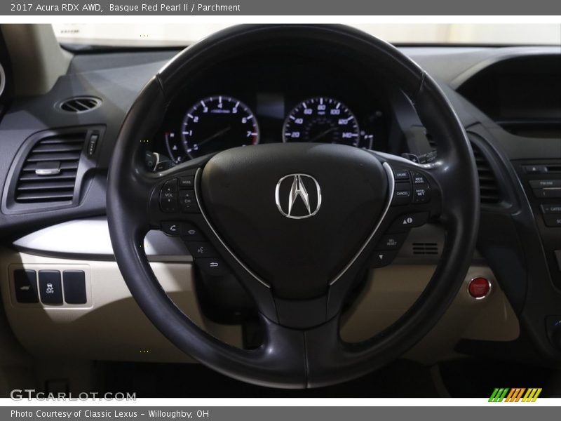 Basque Red Pearl II / Parchment 2017 Acura RDX AWD