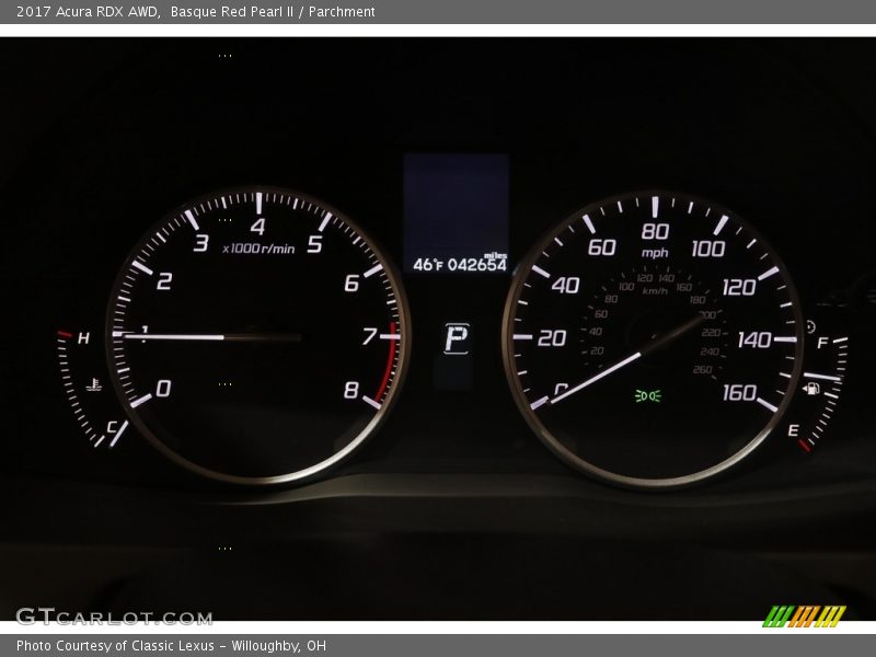 Basque Red Pearl II / Parchment 2017 Acura RDX AWD