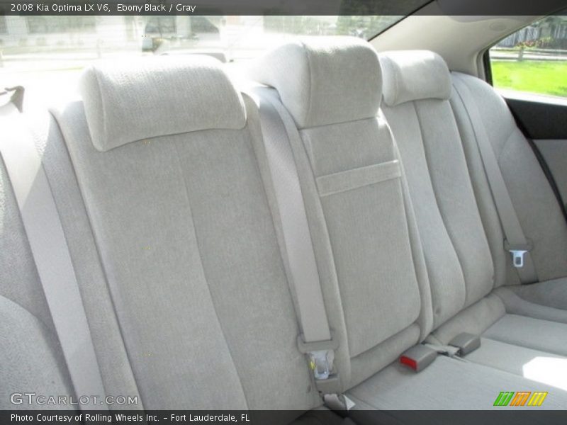 Ebony Black / Gray 2008 Kia Optima LX V6