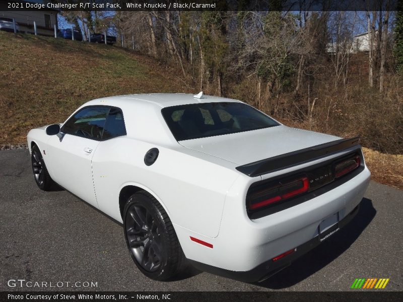 White Knuckle / Black/Caramel 2021 Dodge Challenger R/T Scat Pack