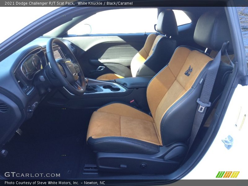  2021 Challenger R/T Scat Pack Black/Caramel Interior