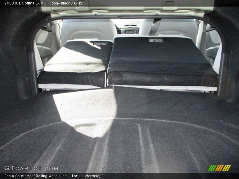 Ebony Black / Gray 2008 Kia Optima LX V6