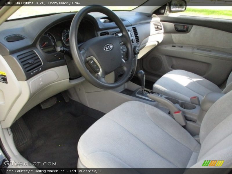  2008 Optima LX V6 Gray Interior
